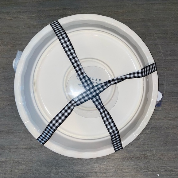 Rae Dunn PUMPKIN Pie Dish and Server Set - Picture 3 of 3